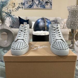 Authentic Christian Louboutin spikes orlato flats Sneakers Retails at $1045